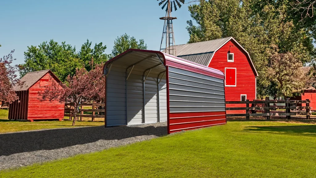 Steel carport — Tidewater Steel